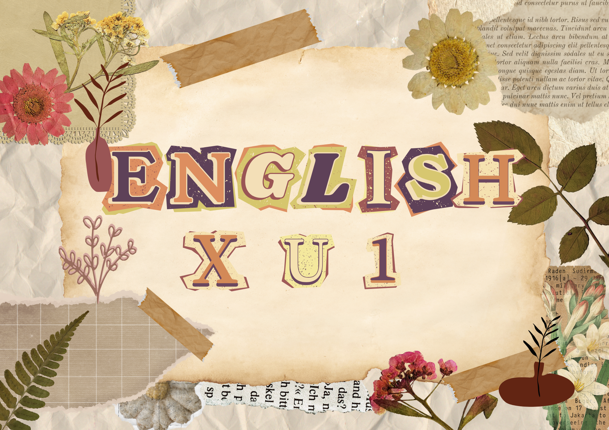ENGLISH X U 1