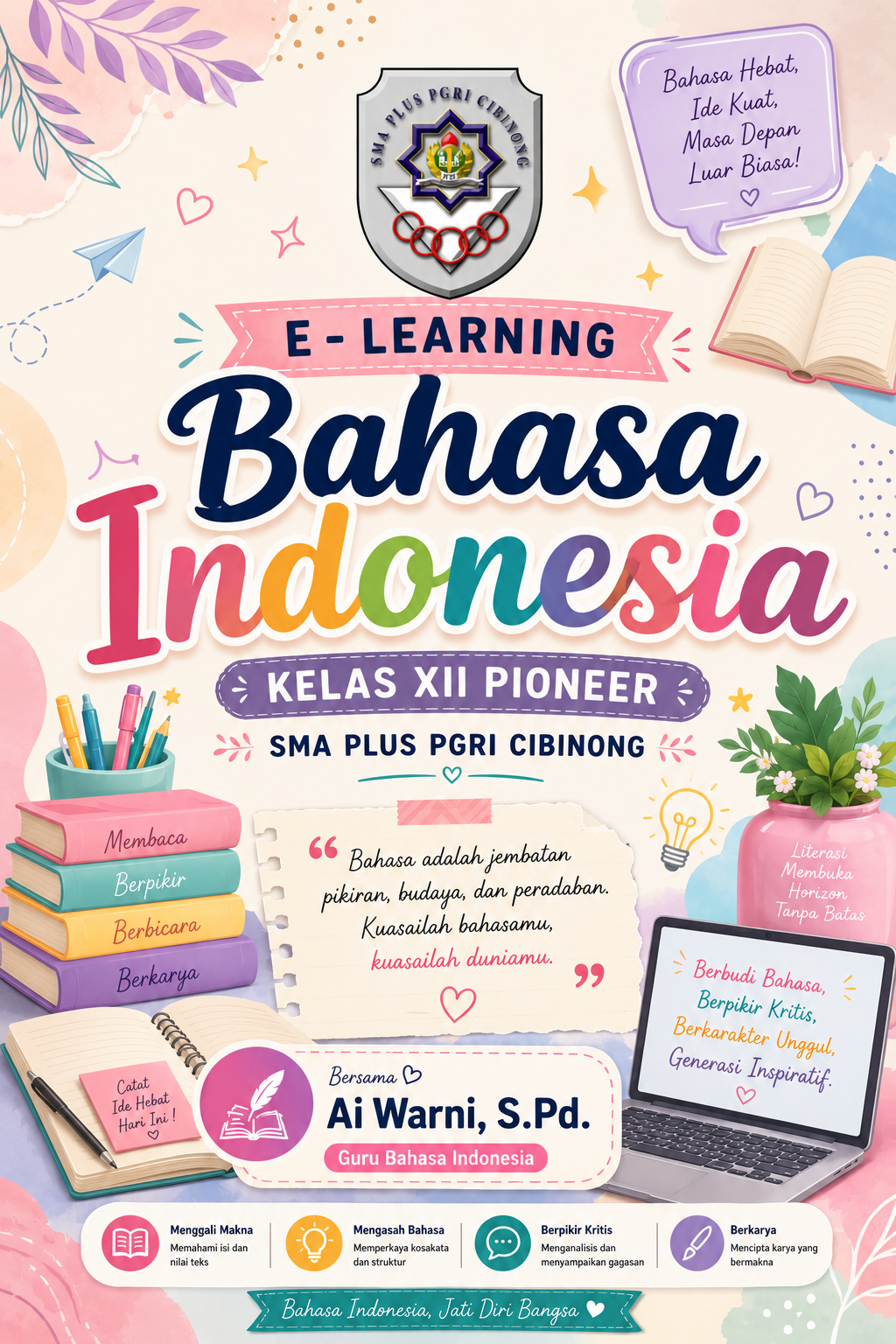 BAHASA INDONESIA XII INTERNASIONAL 2026/2027_AI WARNI