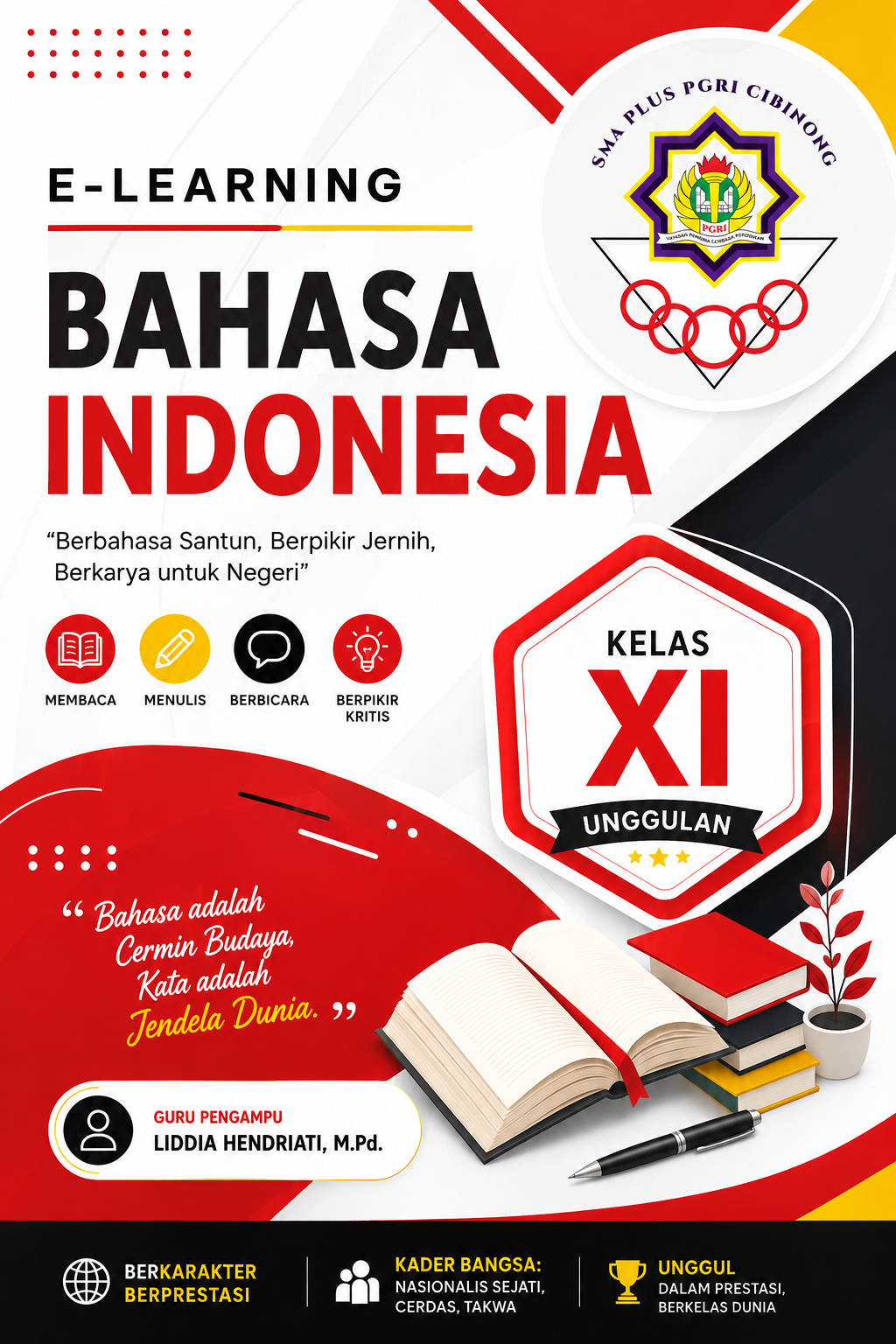 BAHASA INDONESIA KELAS XI UNGGULAN 2026-2027