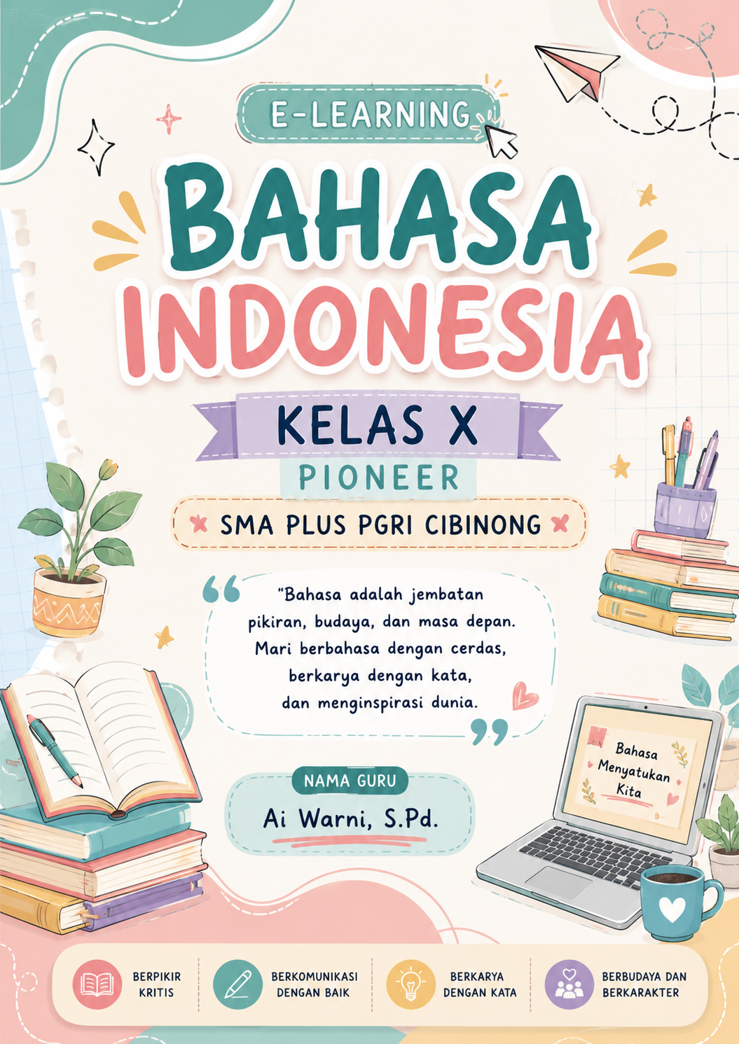 BAHASA INDONESIA X INTERNASIONAL 2026/2027_AI WARNI